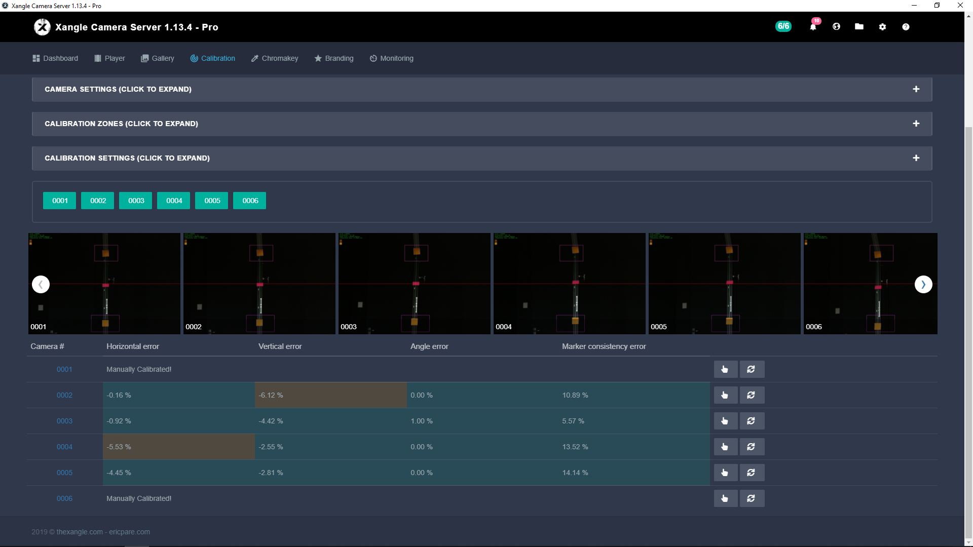 multi-camera calibration 