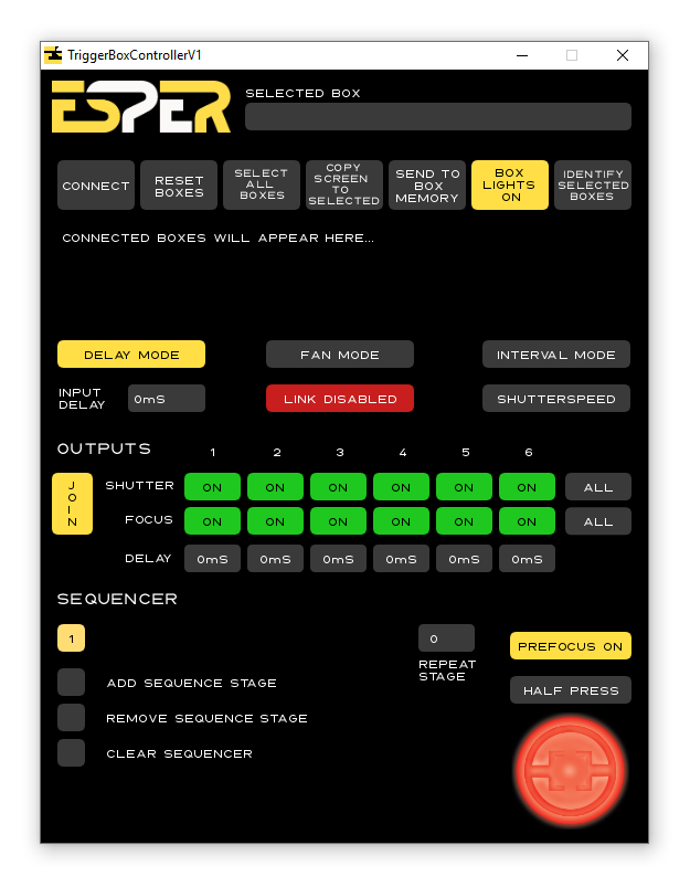 triggerbox controller multi-camera software