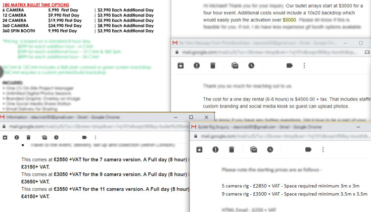 Photo Booth Bullet Time Quotes